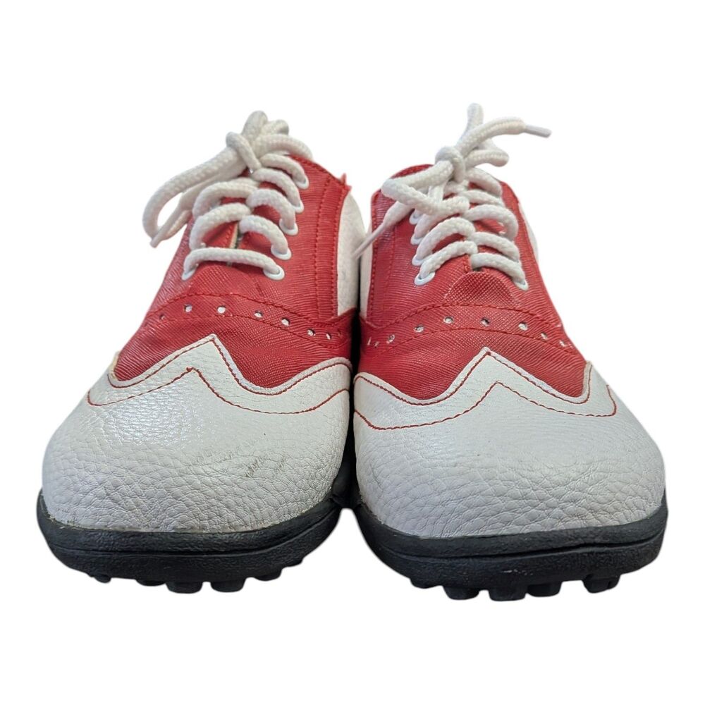 I Love Golf Red & White Men's Golf Shoes Spikeless Comfort US Size 9.5/10 MX 27 - Picture 4 of 10
